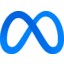 The company logo of Meta (Facebook)